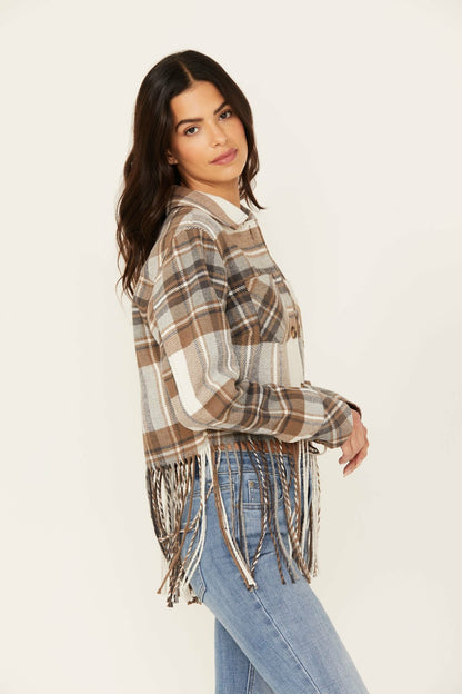 Idyllwind Walker Cropped Fringe Jacket