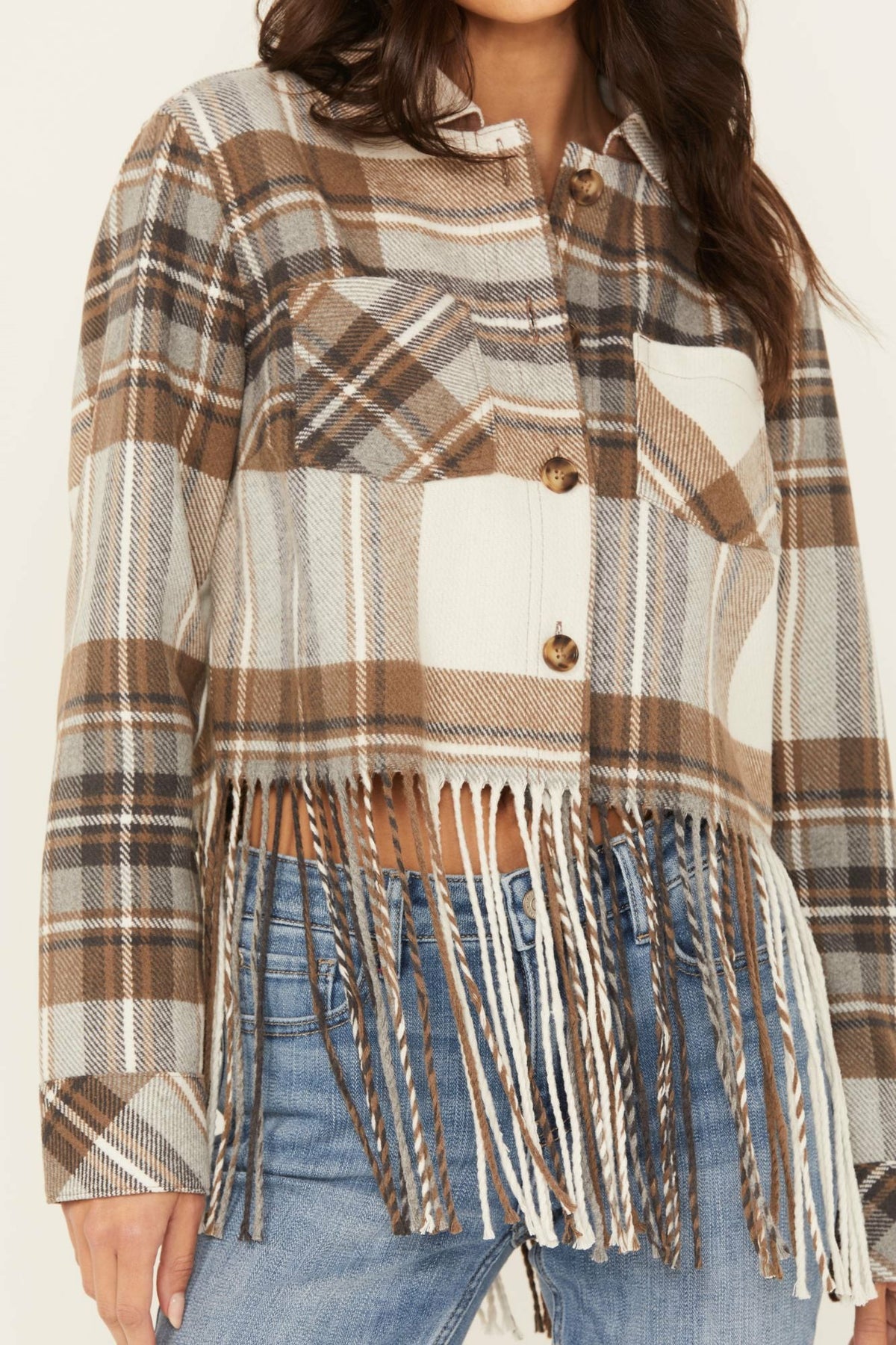 Idyllwind Walker Cropped Fringe Jacket
