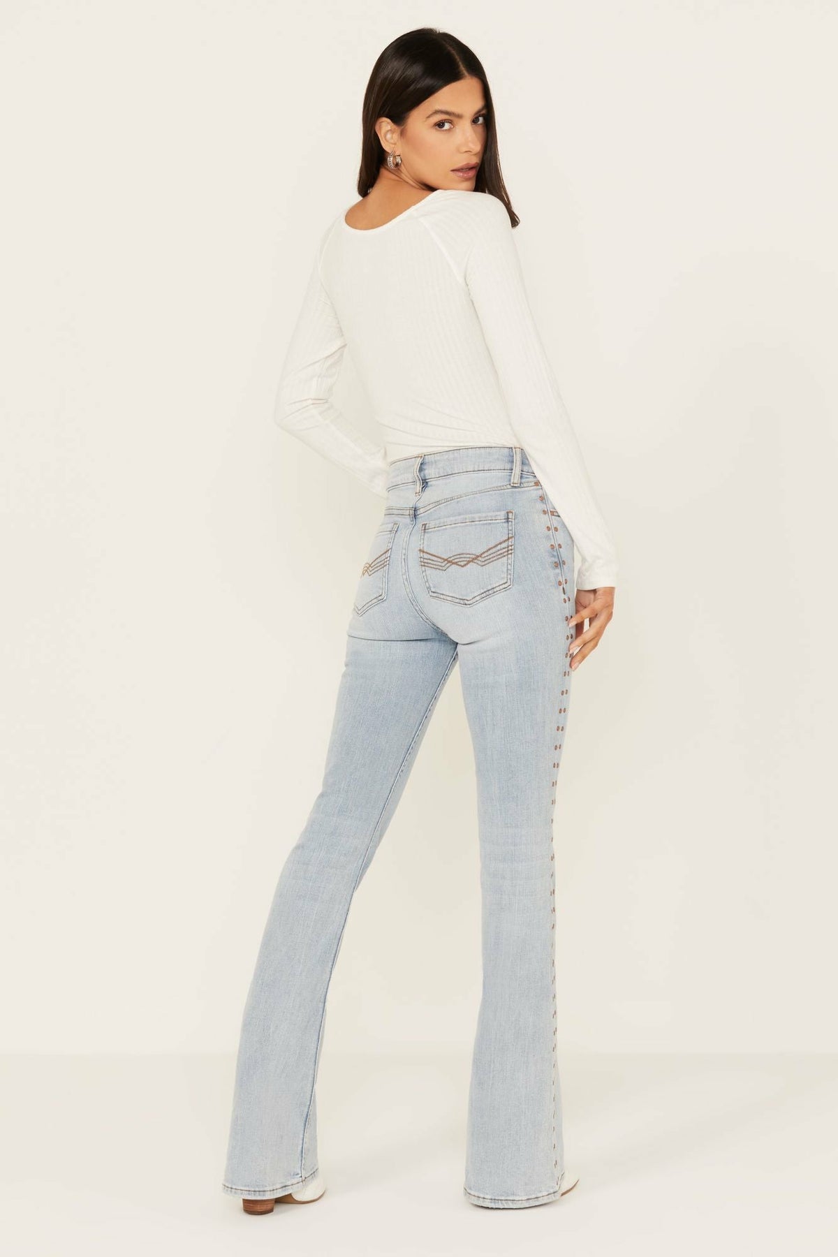 Idyllwind Granada Gypsy High Rise Studded Side Seam Bootcut Jeans