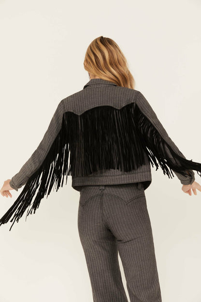 Idyllwind Annex Herringbone Fringe Jacket