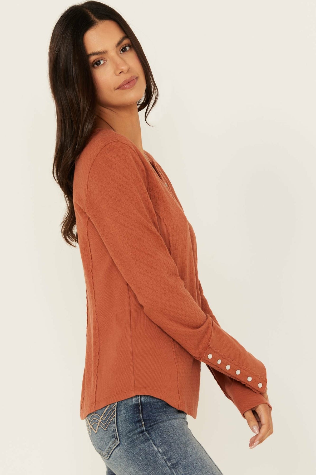 Idyllwind Pearl Knit Henley Shirt