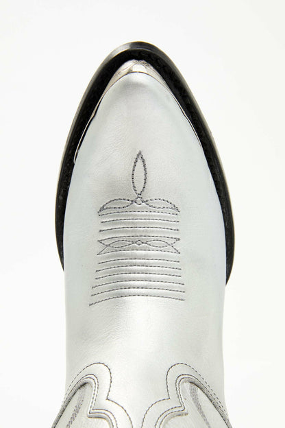 Idyllwind Wheels Silver Leather Western Booties - Round Toe
