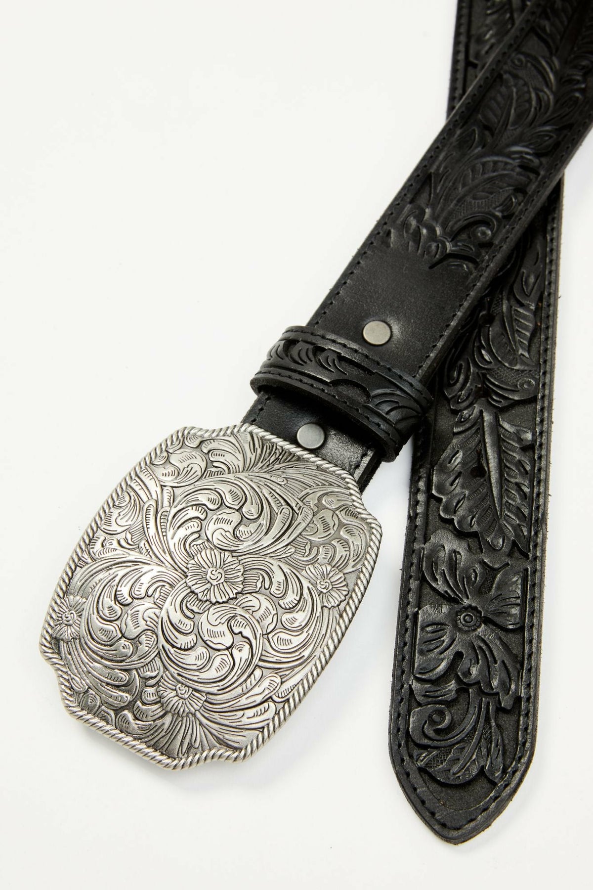 Idyllwind Westerly Drive Black Tooled Belt