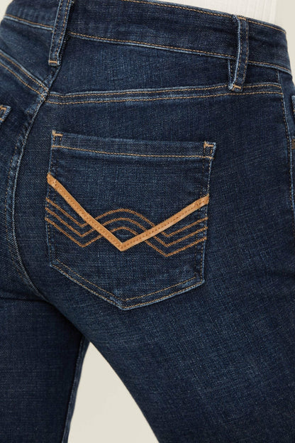 Idyllwind Rebel Janie Dark Wash Mid Rise Bootcut Jeans