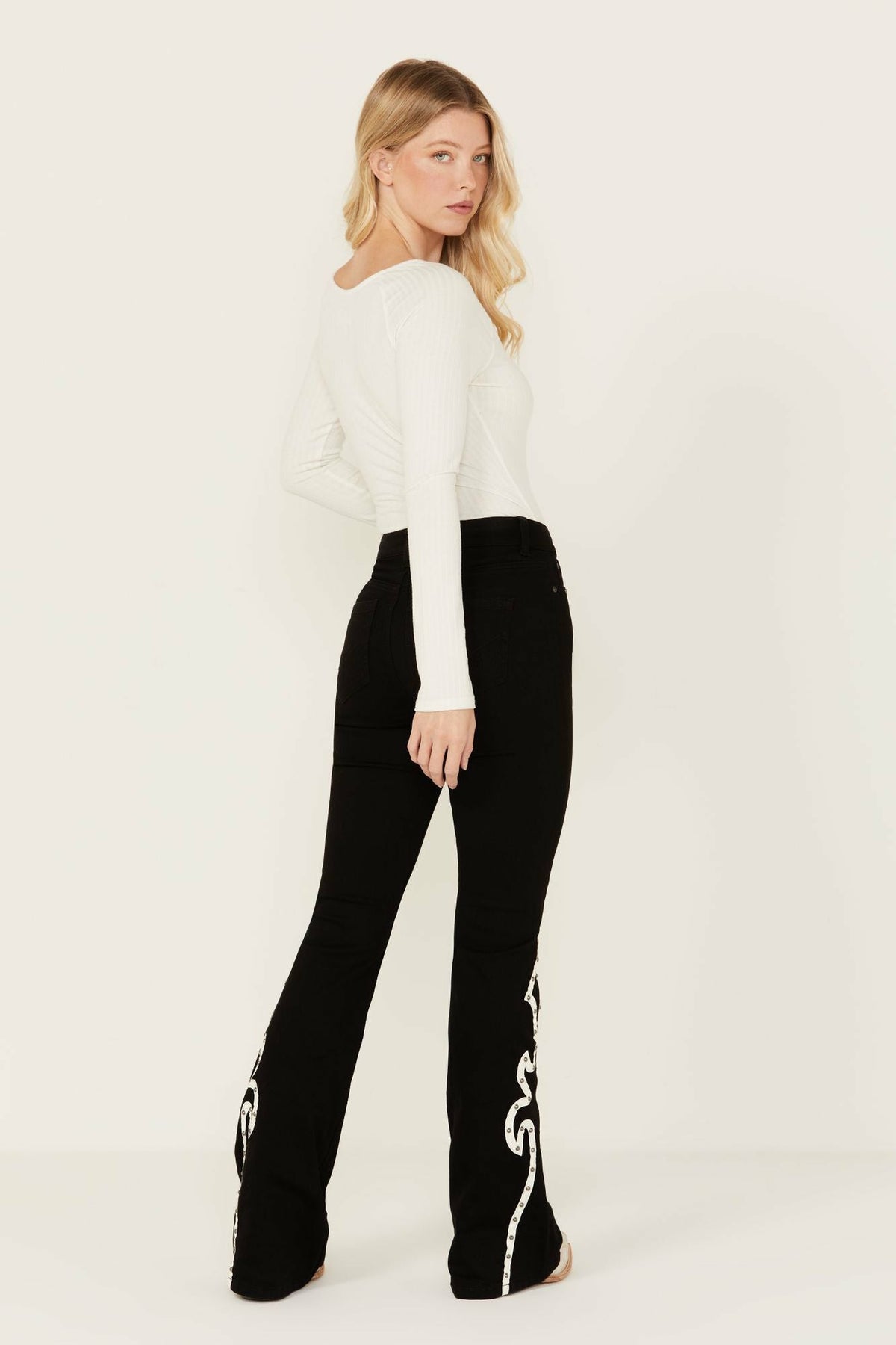 Idyllwind Grove Western Pieced High Rise Gypsy Stretch Bootcut Jeans