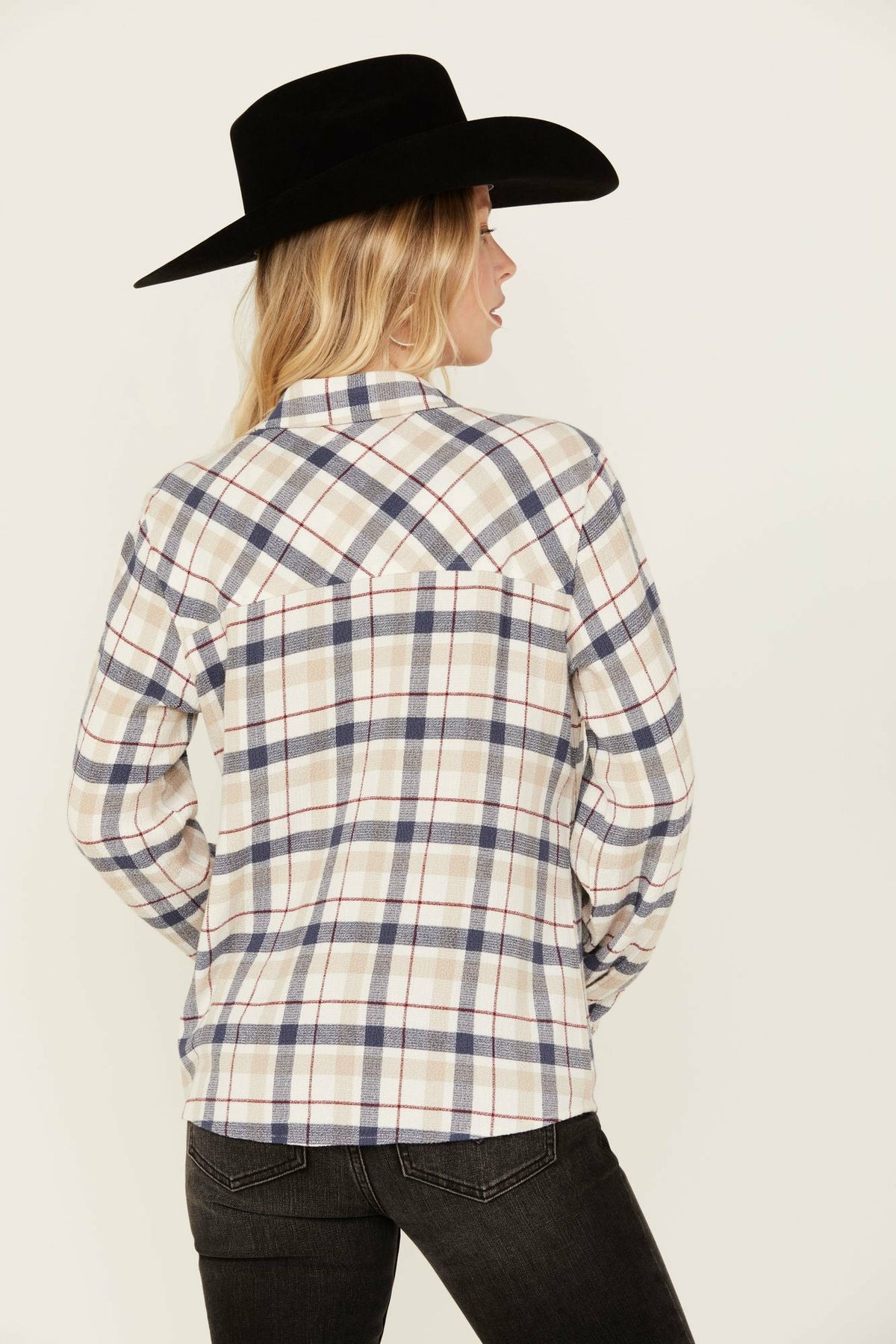 Idyllwind Binkley Featherlight Plaid Print Pearl Snap Western Shirt