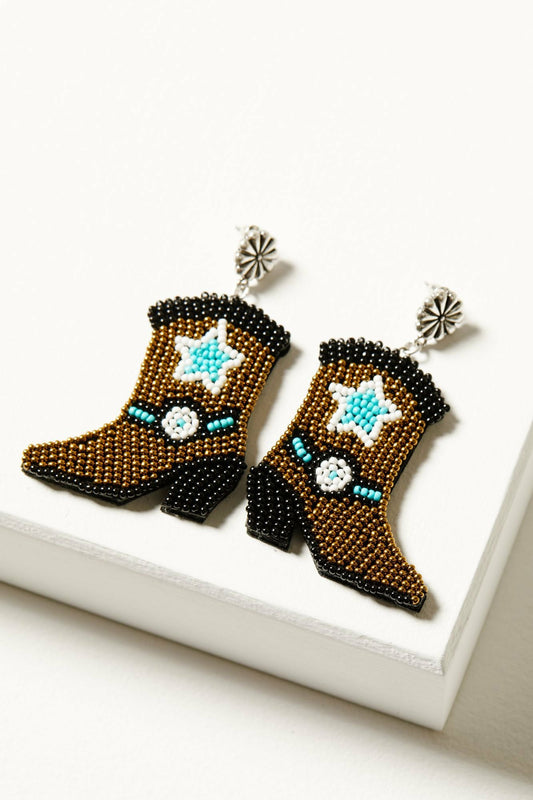 Idyllwind Roundup Boot Beaded Earrings