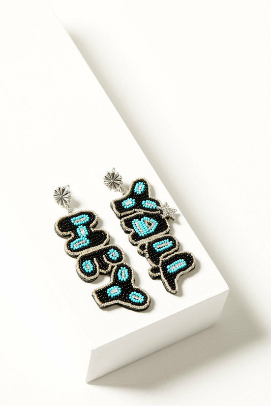 Idyllwind Hey Y'all Turquoise Beaded Earrings