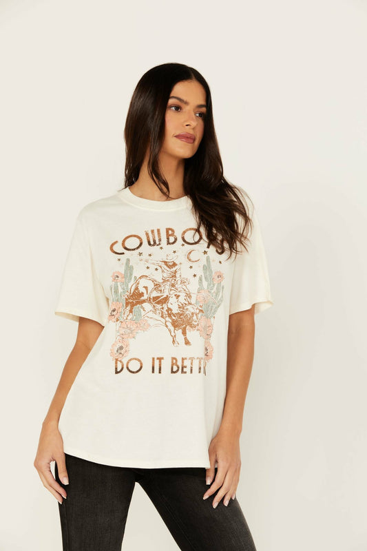 Idyllwind Cowboys Do It Better Embellished Short Sleeve Graphic Tee