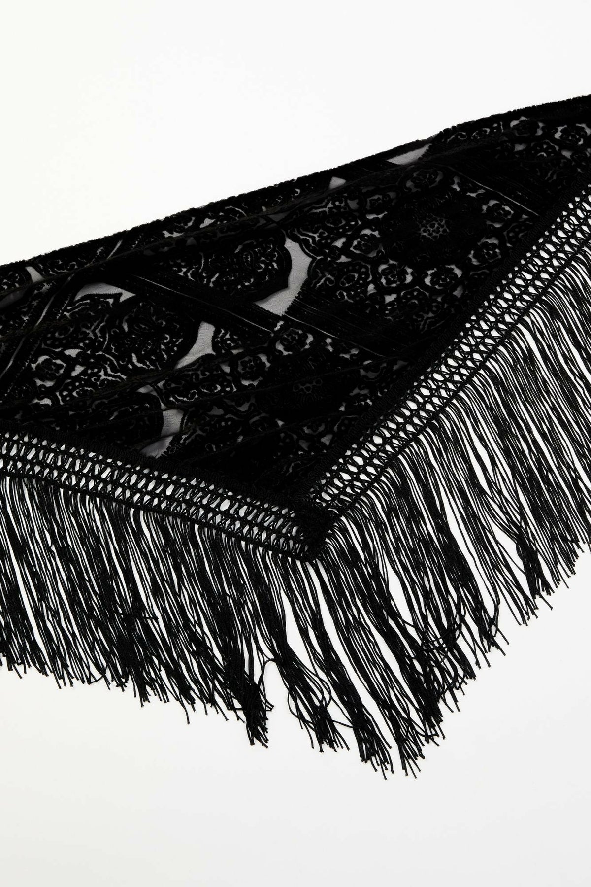 Idyllwind Camillia Velvet Burnout Fringe Scarf