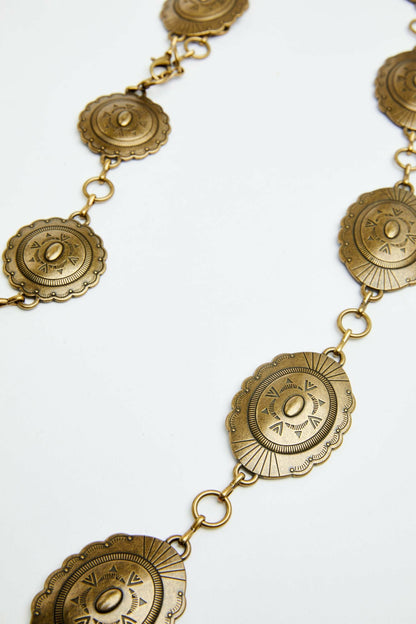 Idyllwind Silver Spur Gold Chain Belt