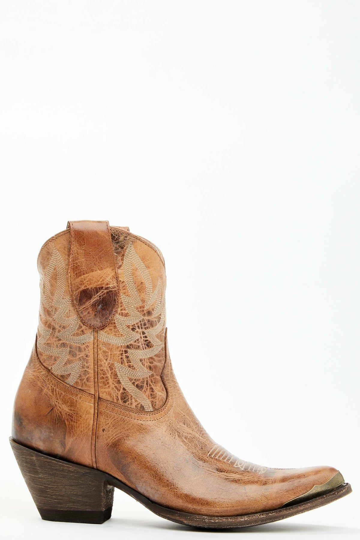 Idyllwind Wheels Dublin Taupe Leather Western Booties - Round Toe