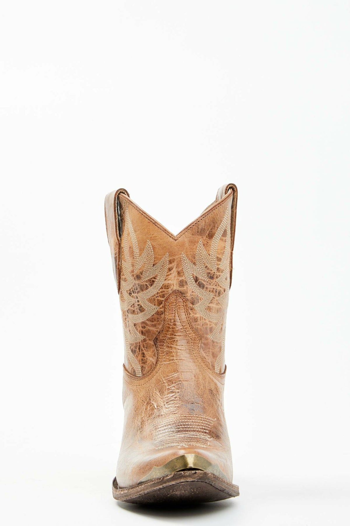 Idyllwind Wheels Dublin Taupe Leather Western Booties - Round Toe