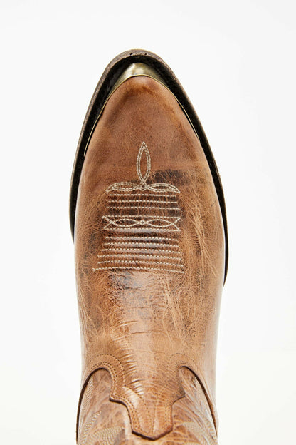 Idyllwind Wheels Dublin Taupe Leather Western Booties - Round Toe