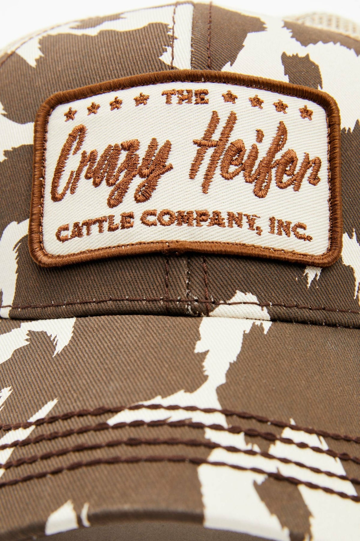 Idyllwind Crazy Heifer Cow Print Baseball Cap