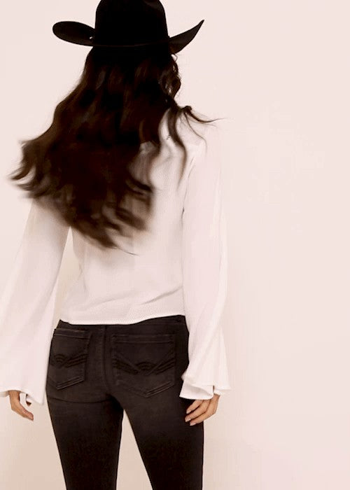 Idyllwind Cedar Lace-Up Top