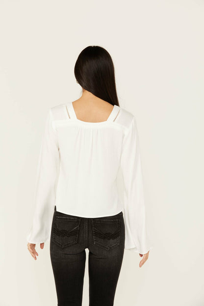 Idyllwind Cedar Lace-Up Top