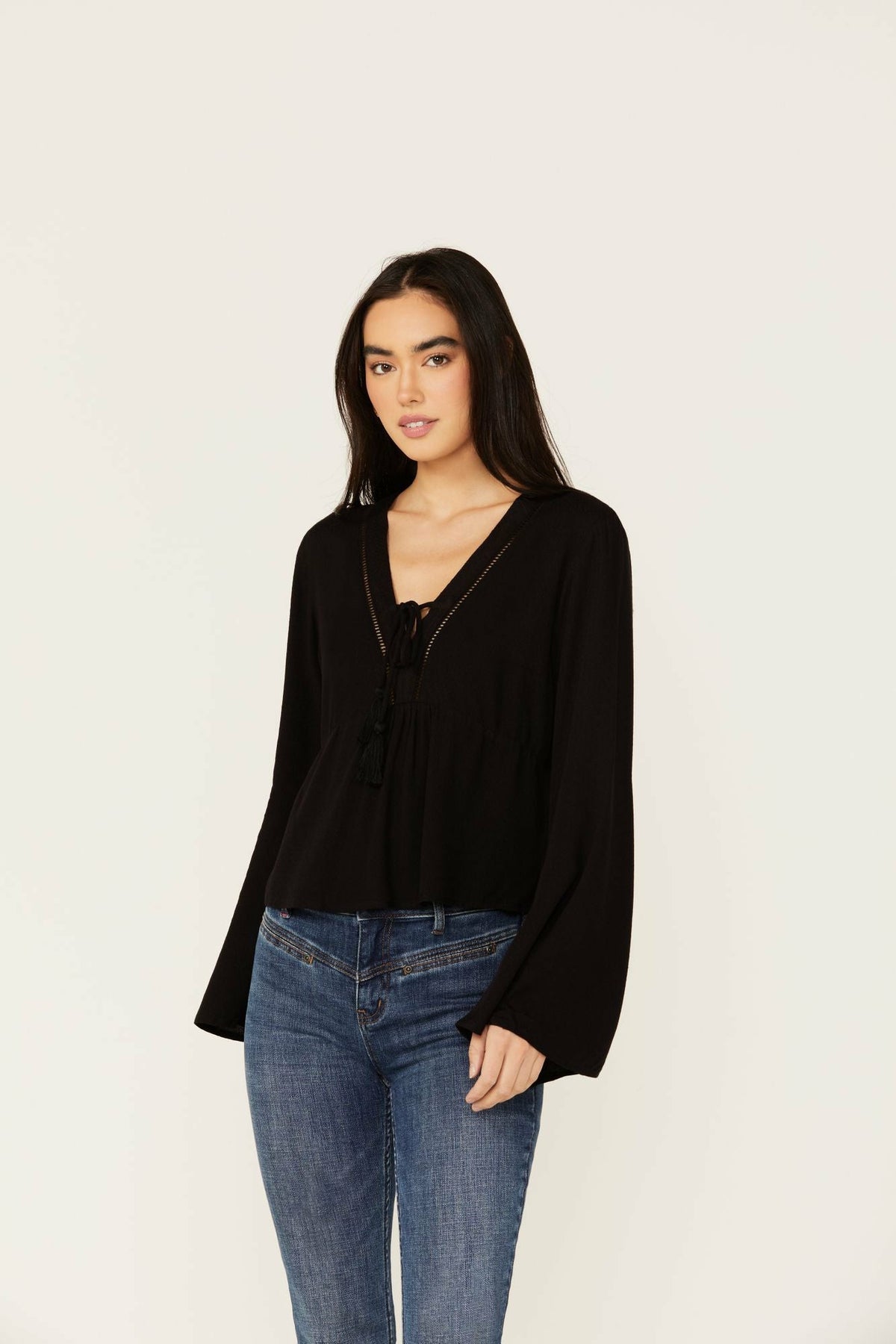 Idyllwind Cedar Lace-Up Top