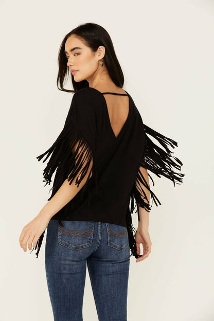 Idyllwind Milner Fringe Short Sleeve Studded Shirt
