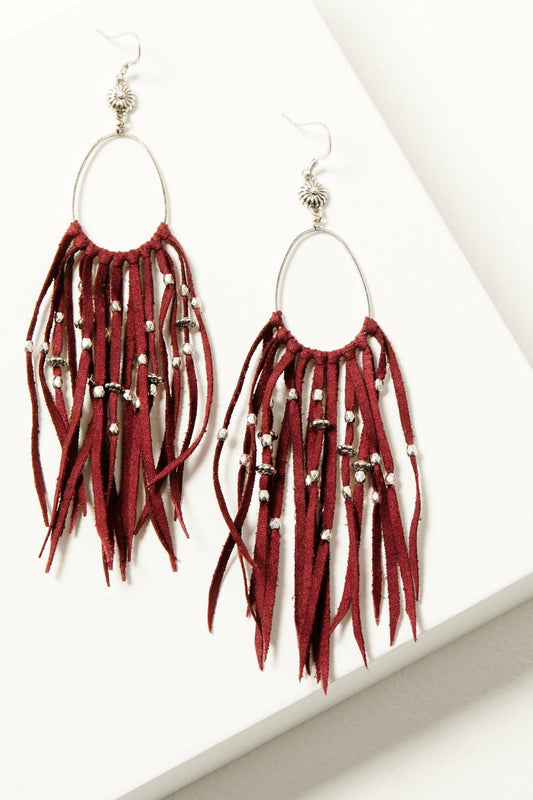 Idyllwind Montoya Leather Fringe Earrings