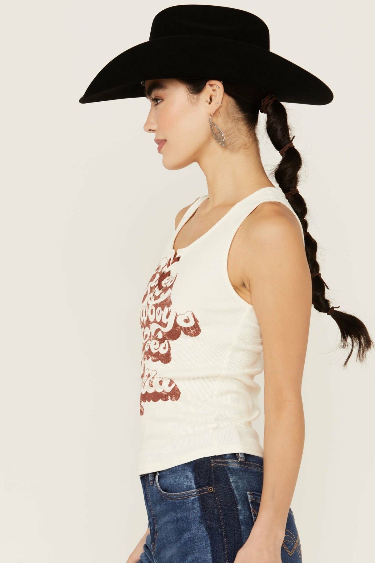 Idyllwind Fahari Lace-Up Front Top