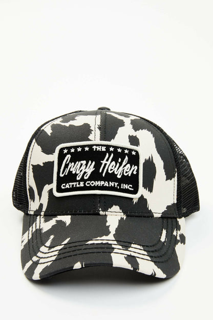 Idyllwind Crazy Heifer Cow Print Baseball Cap