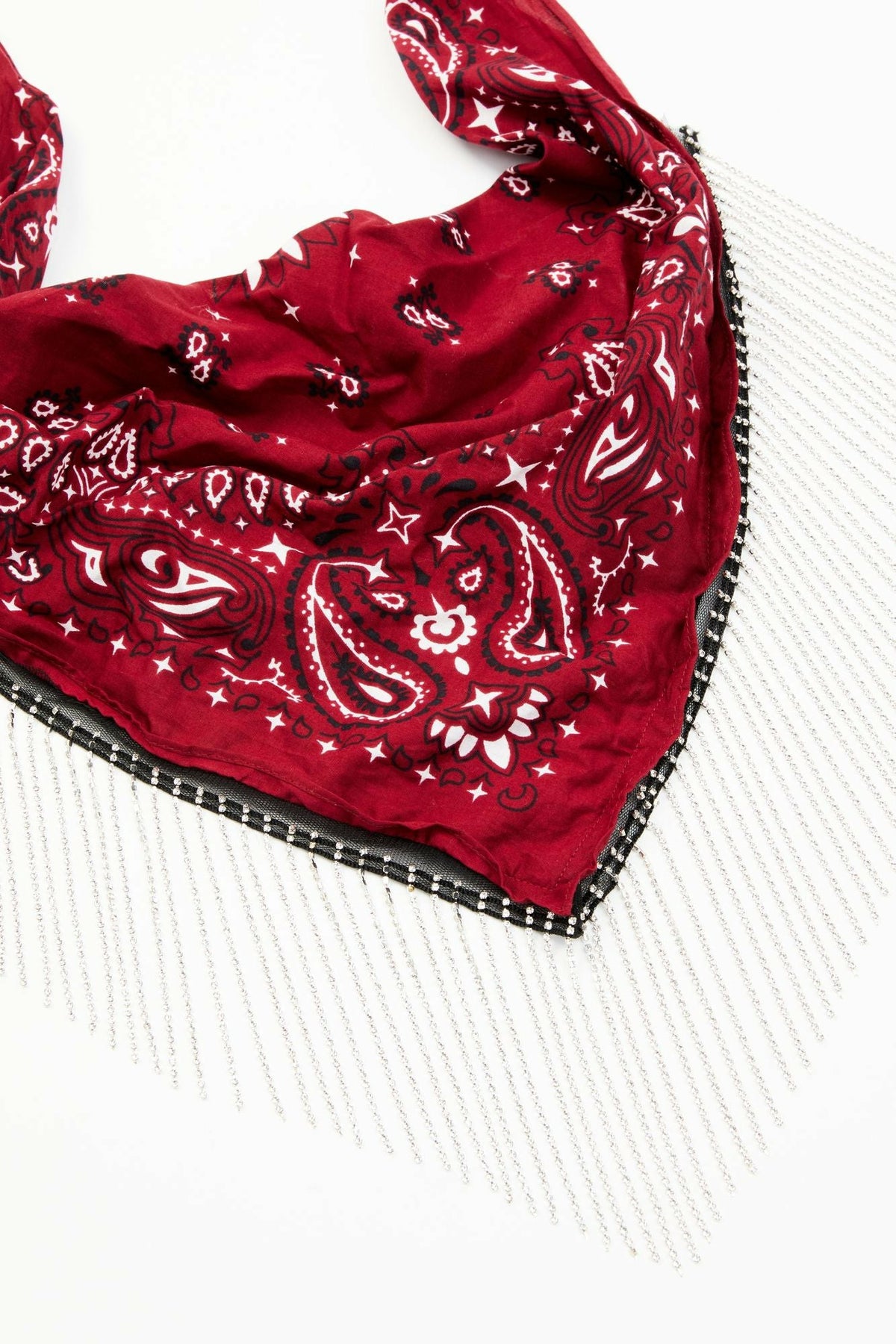 Idyllwind Abby Ann Rhinestone Fringe Bandana Necklace