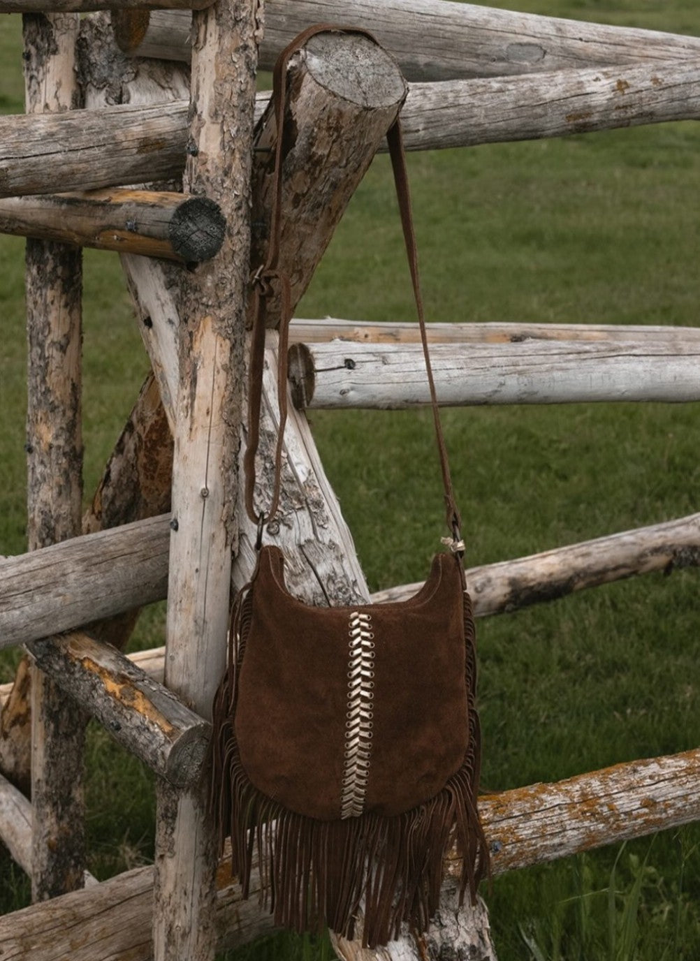 Idyllwind Perlita Suede Fringe Crossbody Bag