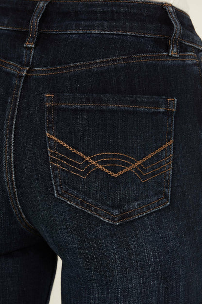 Idyllwind Regent Dark Wash Gypsy High Rise Seamed Bootcut Comfort Stretch Denim Jeans