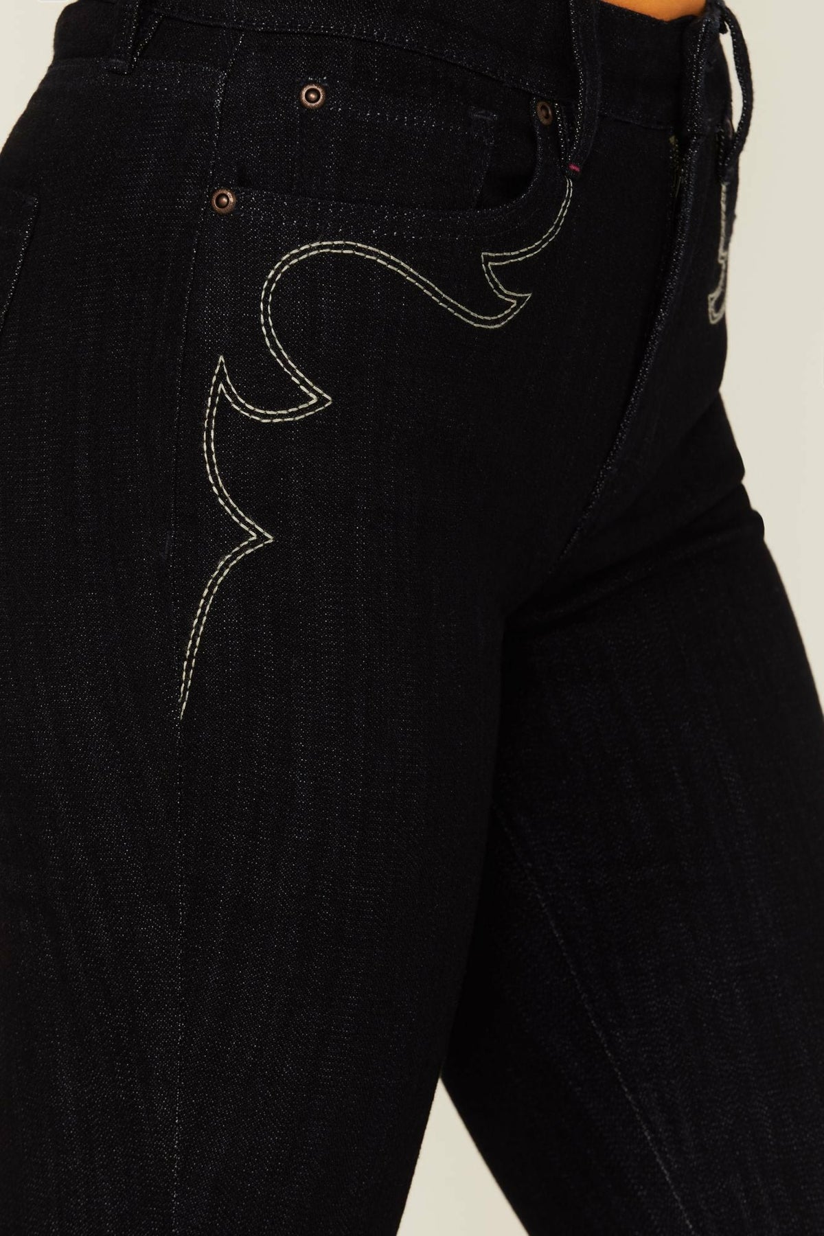 Idyllwind Glenn Dark Wash High Rise Western Stitched Bootcut Comfort Stretch Denim Jeans