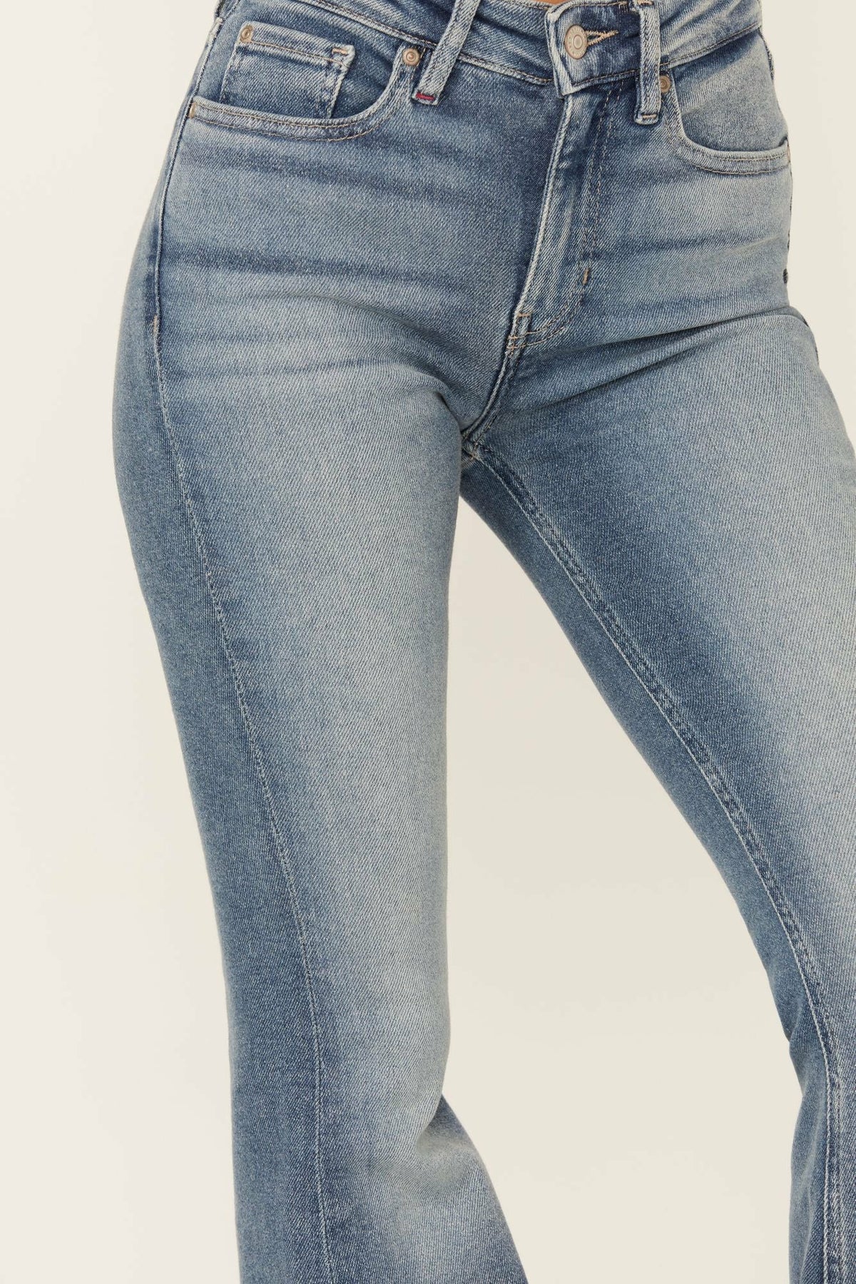 Idyllwind Barnwell Medium Wash High Rise Flare Stretch Denim Jeans