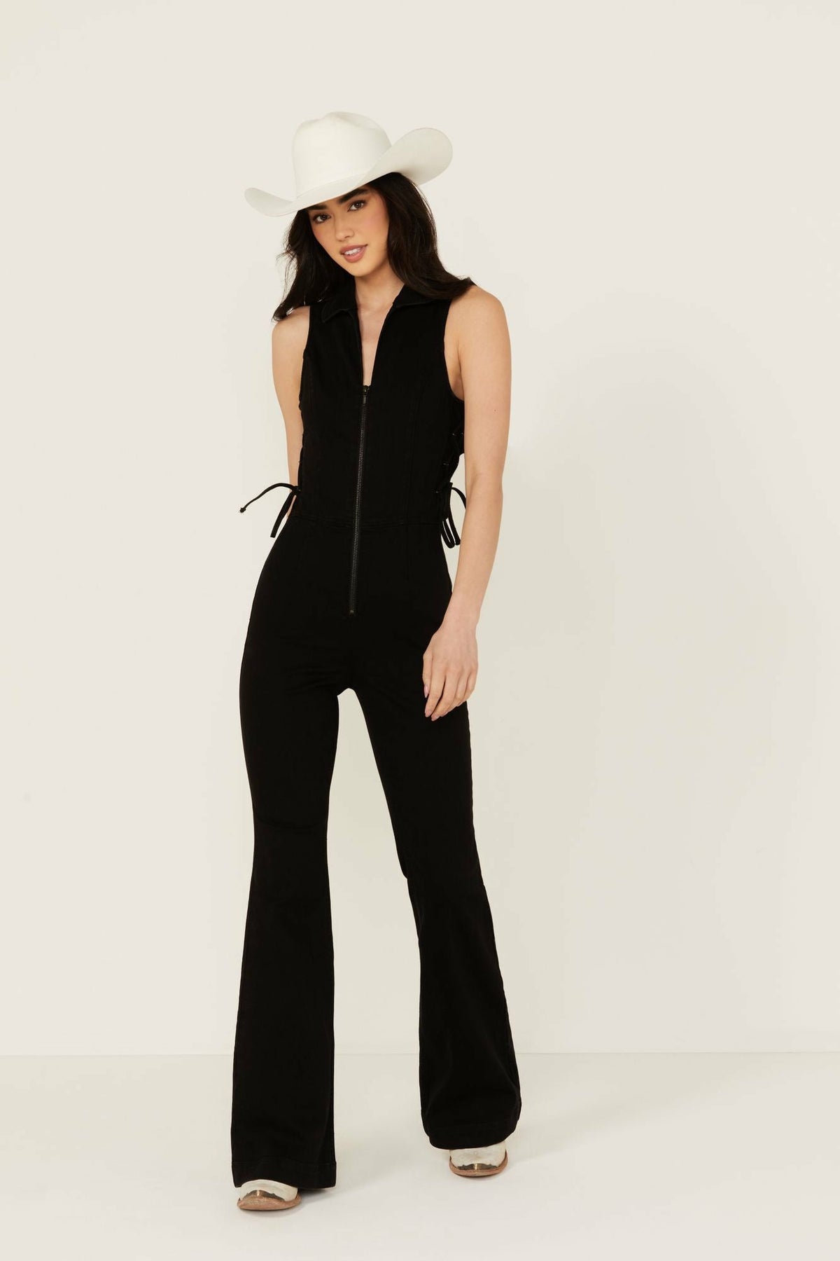 Idyllwind Lawson Stretch Lace Detail Flare Jumpsuit