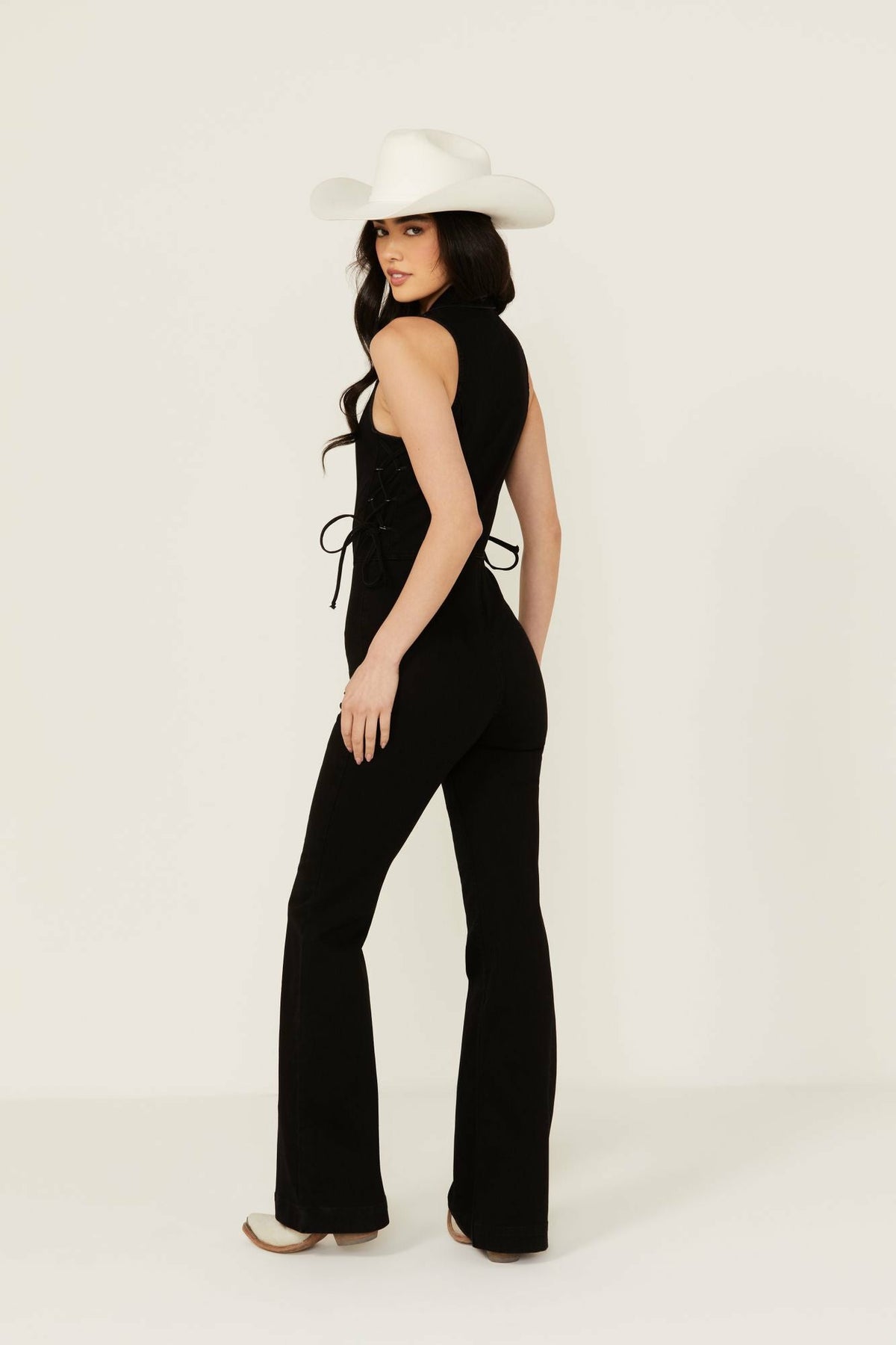 Idyllwind Lawson Stretch Lace Detail Flare Jumpsuit