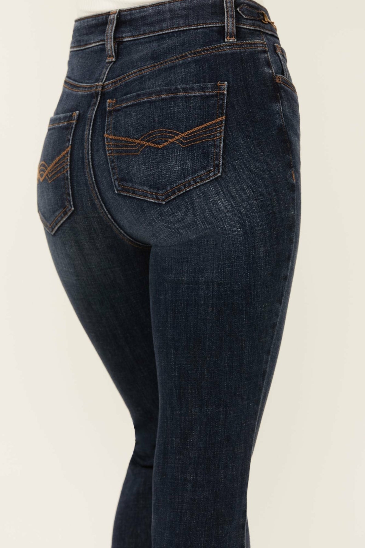 Idyllwind Hermosa Dark Wash High Rise Bootcut Horsebit Comfort Stretch Denim Jeans