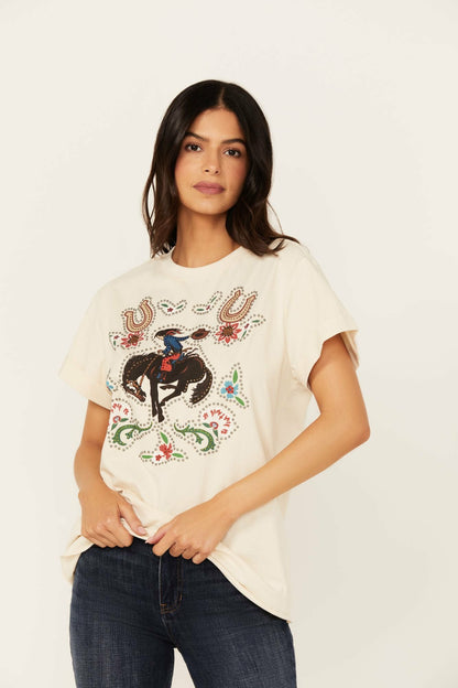 Idyllwind Rowena Embellished Short Sleeve Graphic Tee