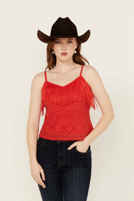 Idyllwind Redmond Lace Fringe Cami