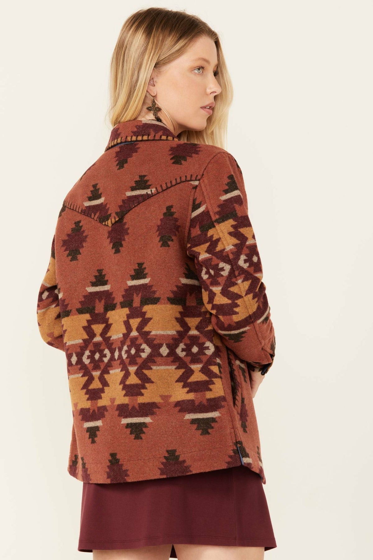 Idyllwind Lane Southwestern Print Shacket