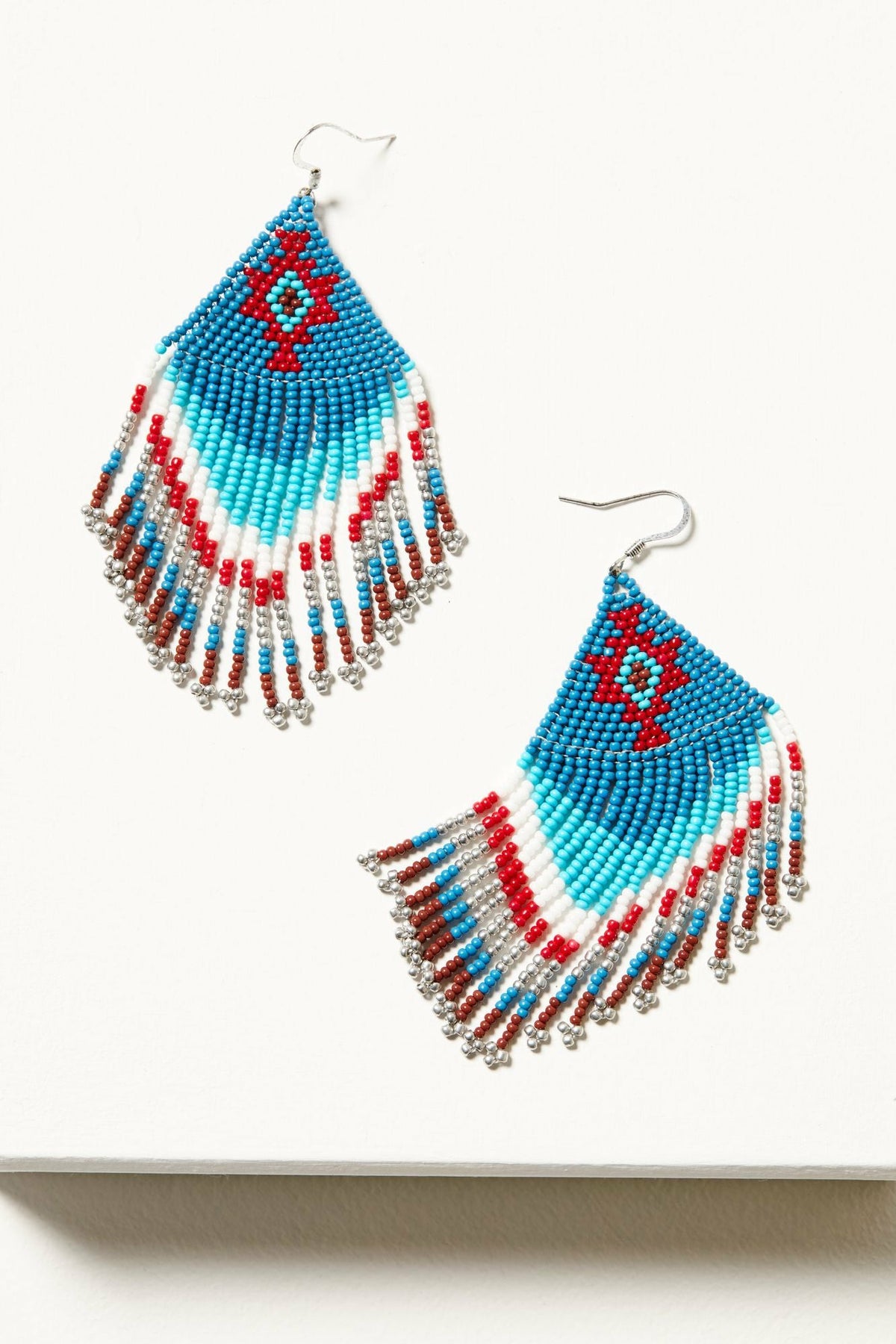 Idyllwind Blueridge Antique Seed Bead Fringe Earrings