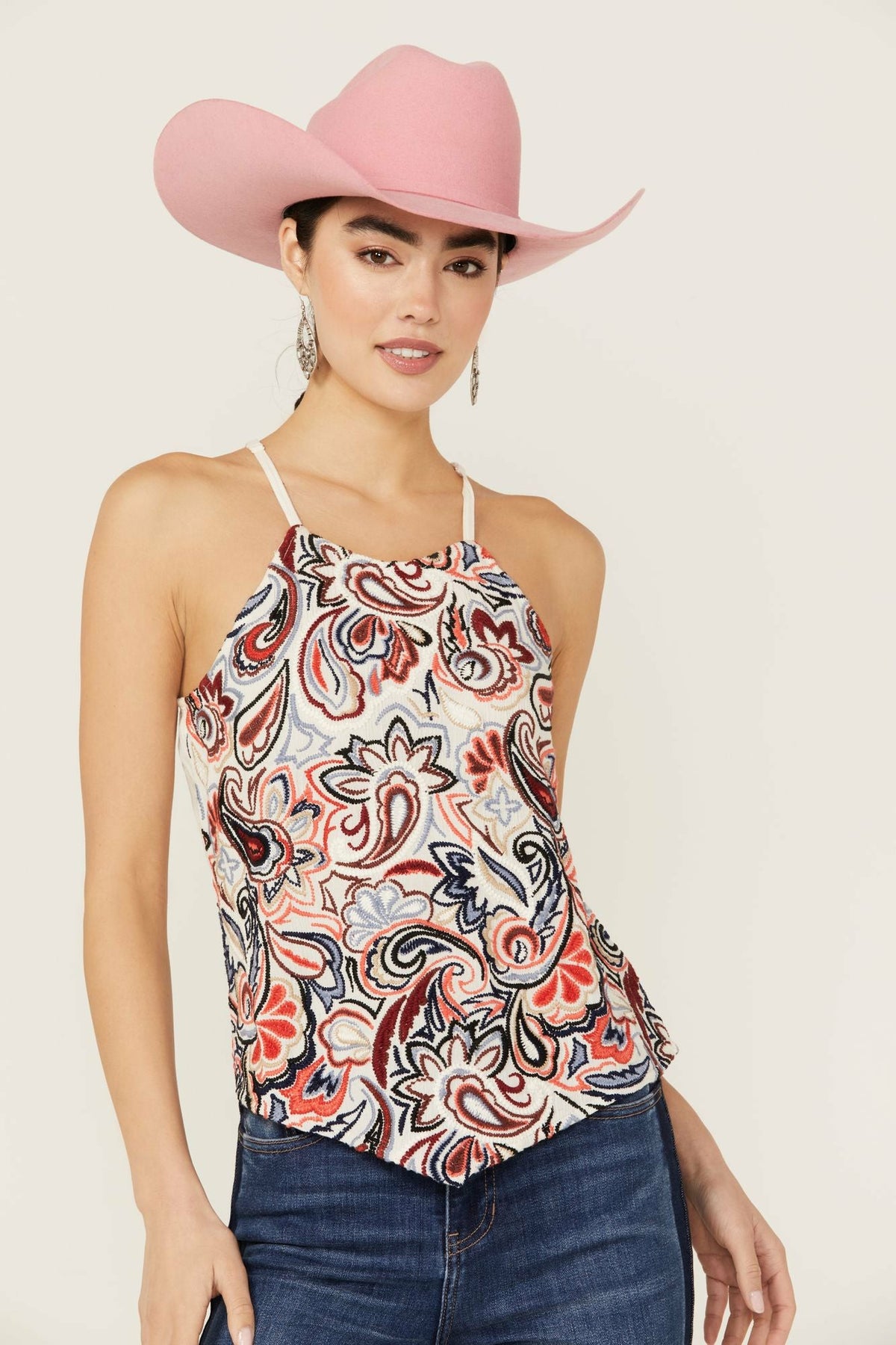 Idyllwind Floral Haze Tank Top