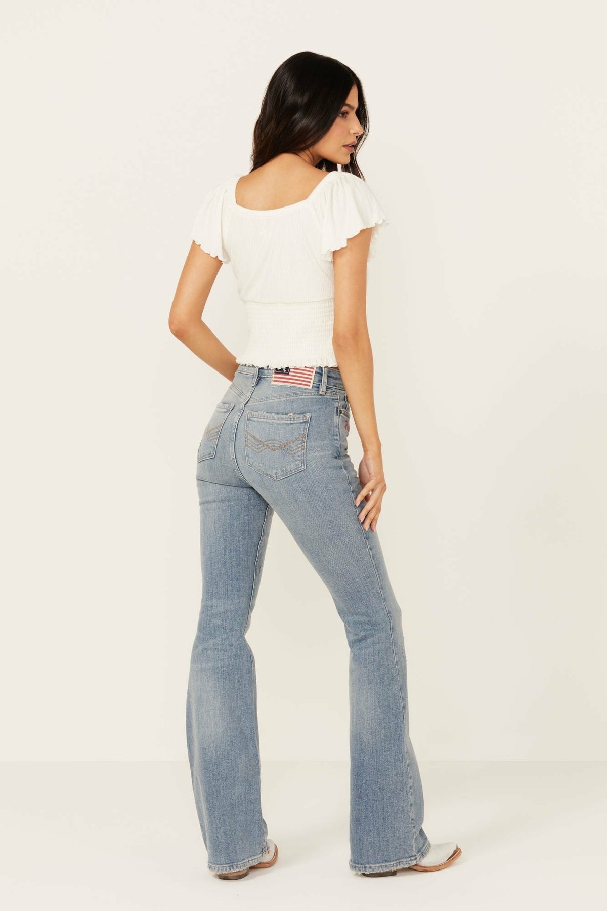 Idyllwind Western Cowboy Embroidered High Rise Bootcut Denim Jeans