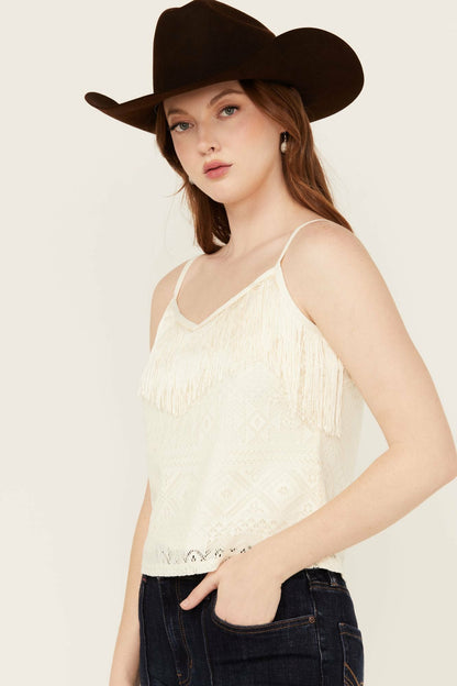 Idyllwind Redmond Lace Fringe Cami