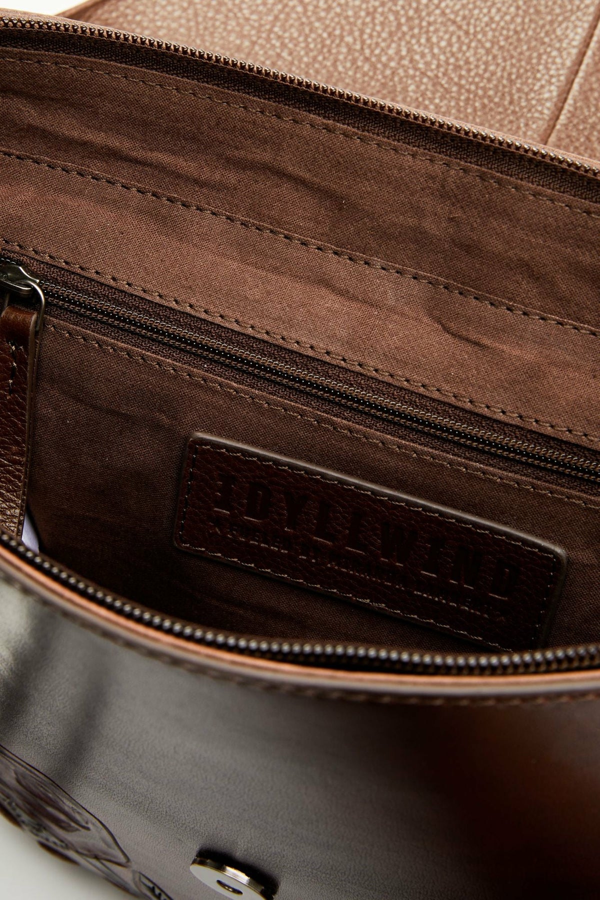 Idyllwind Lenora Longhorn Tooled Leather Crossbody Bag