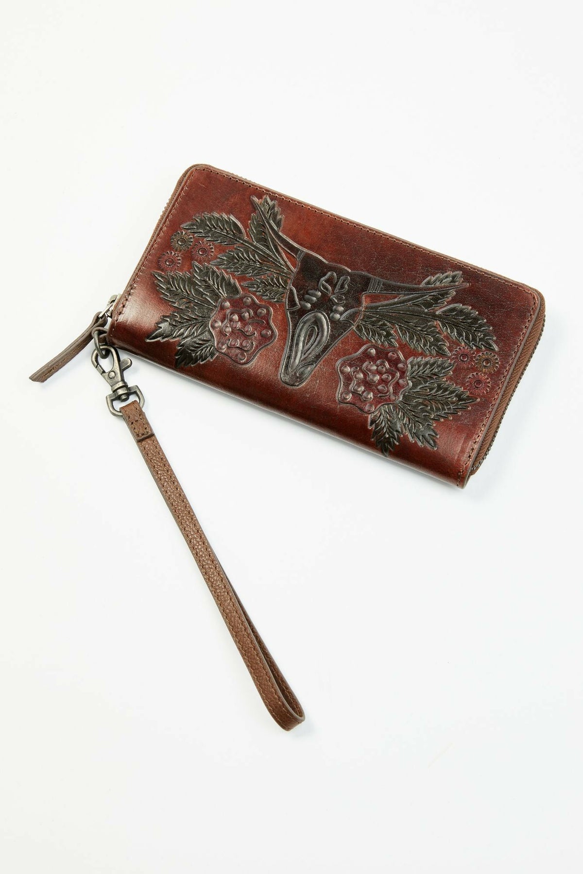 Idyllwind Lenora Painted Longhorn Tooled Leather Wallet