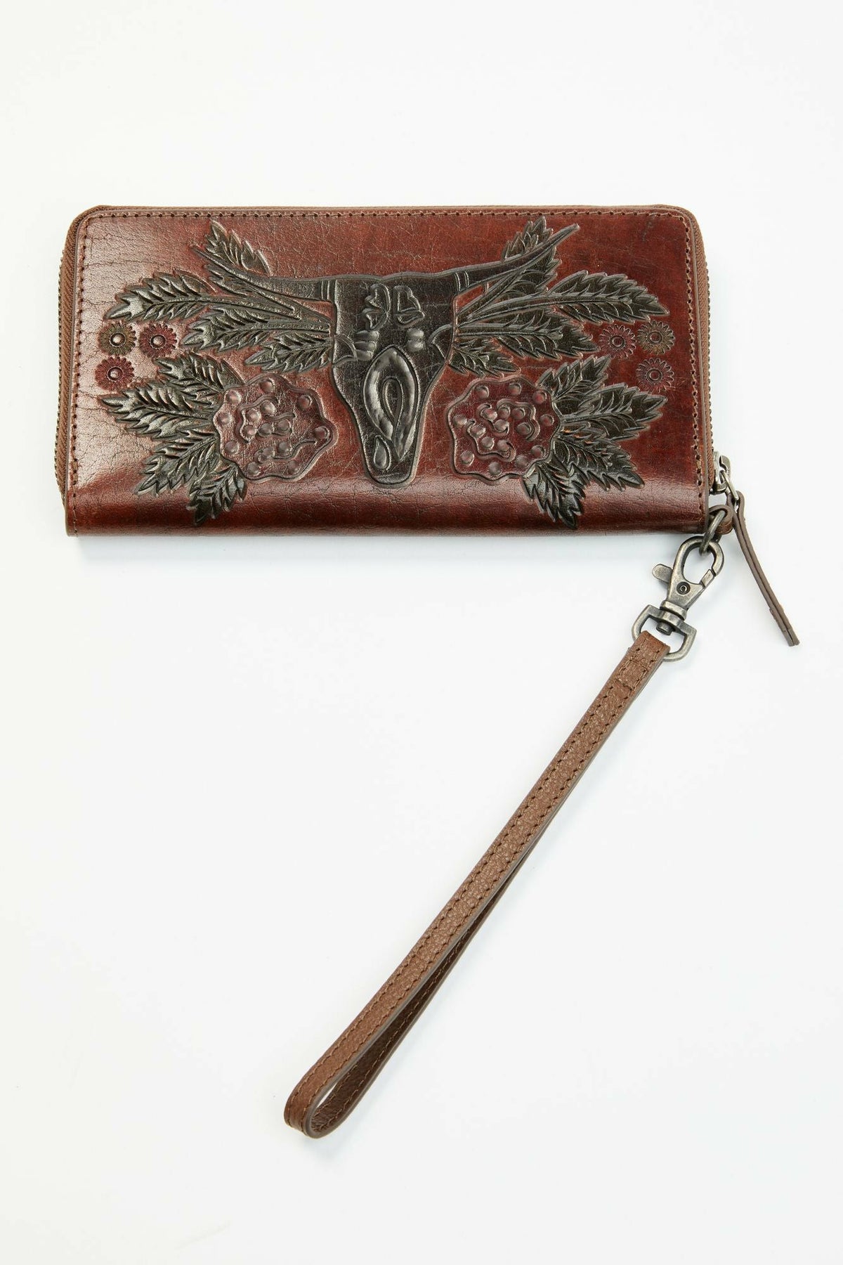 Idyllwind Lenora Painted Longhorn Tooled Leather Wallet