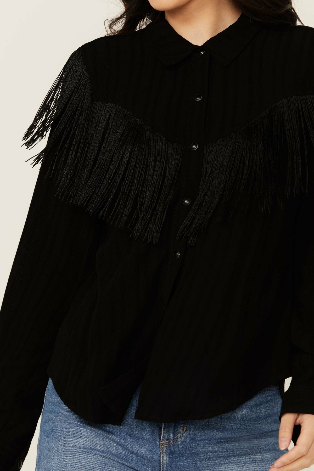 Idyllwind Etta Fringe Long Sleeve Snap Western Shirt