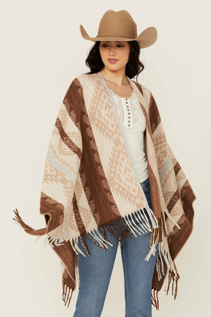 Idyllwind Edsel Southwestern Print Shawl