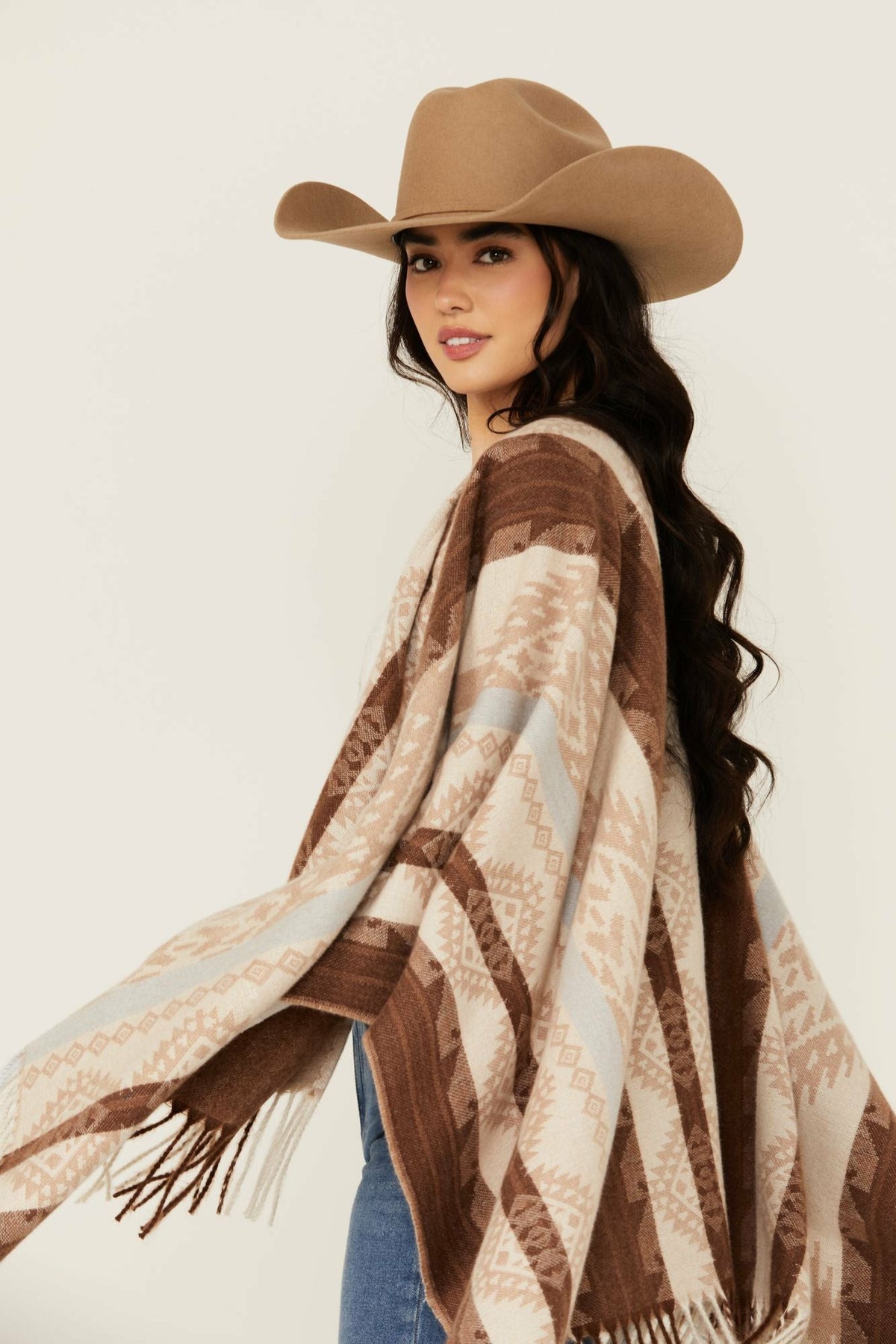 Idyllwind Edsel Southwestern Print Shawl