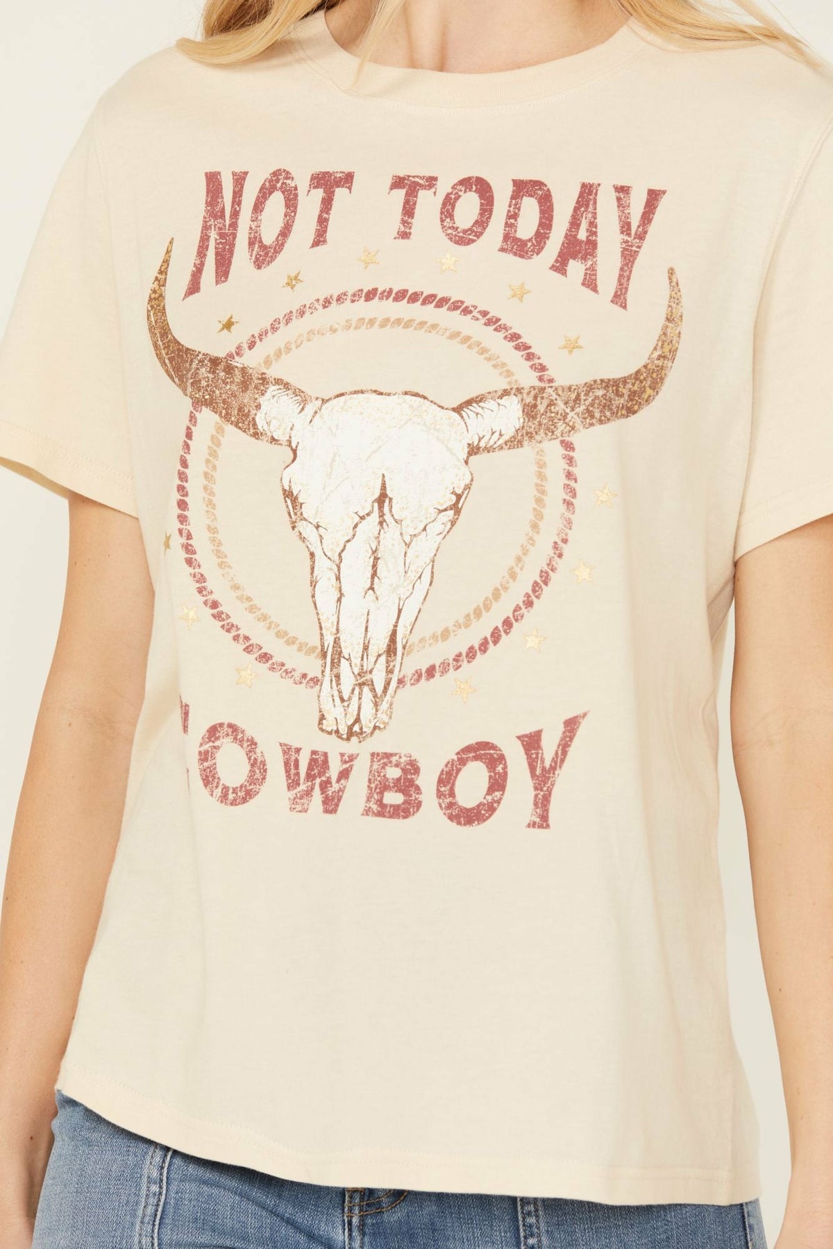 Idyllwind Not Today Cowboy Boyfriend Fit Short Sleeve Graphic Tee