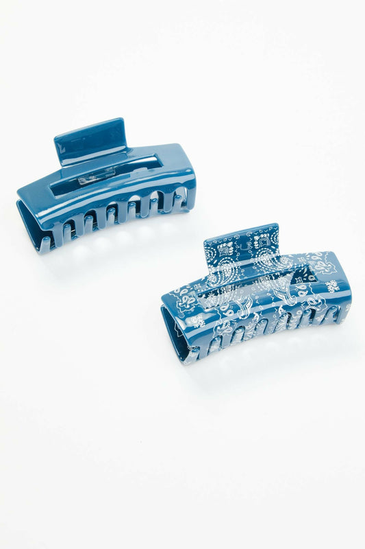 Idyllwind Juliet Large Acrylic Hair Claw Set - 2 Piece