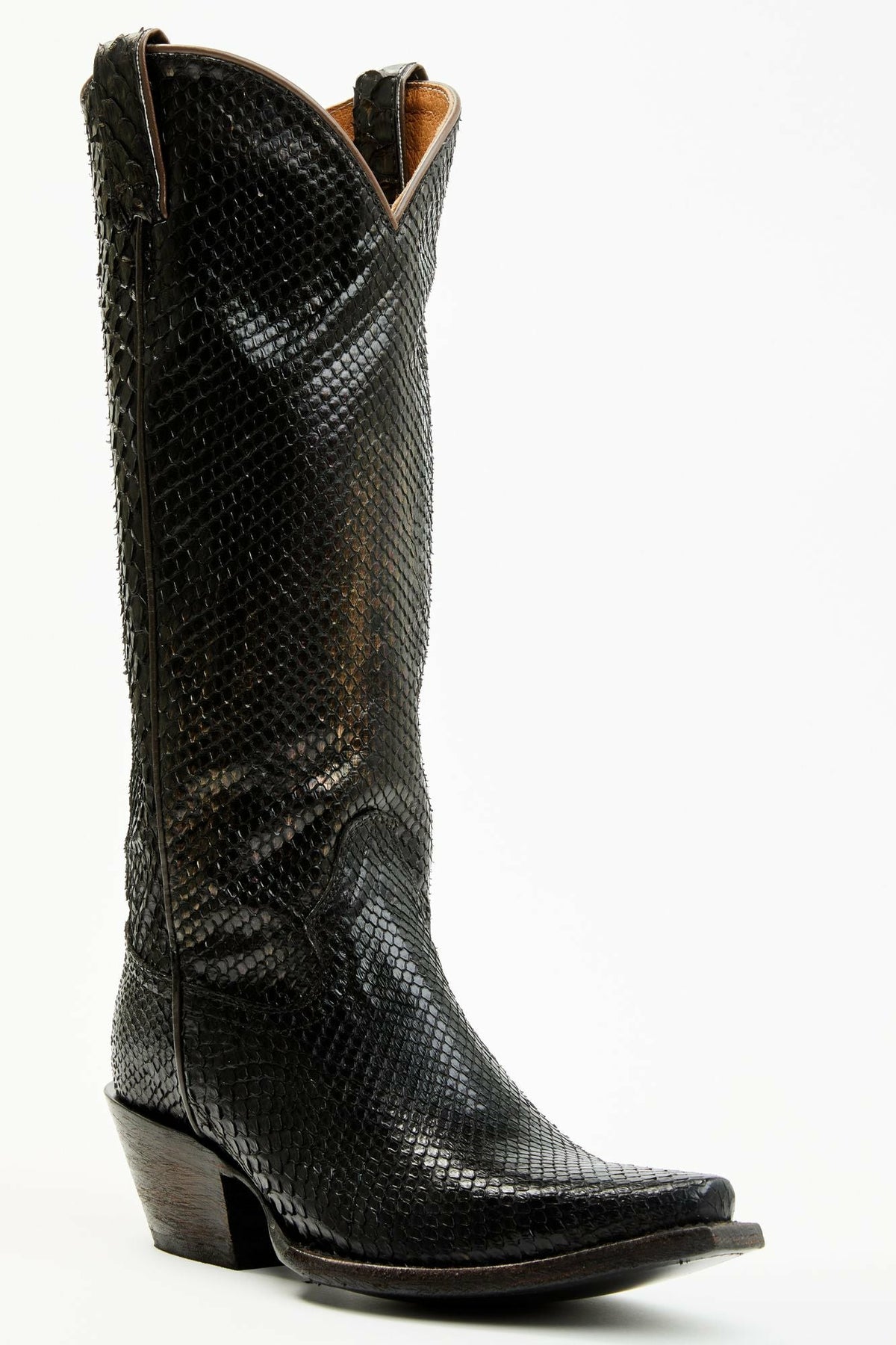 Idyllwind Slay Black Python Tall Western Boots - Snip Toe